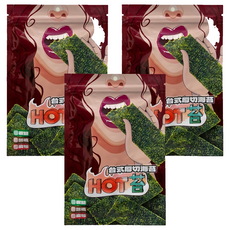 利亞企業社 台式厚切烤海苔 醬燒風味, 3包, 30g