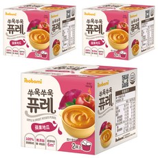 ibobomi 寶寶泥, 蘋果地瓜, 160g, 3盒