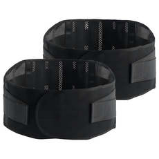 yori優里嚴選 專業4根鋼板護腰帶, L, 2個