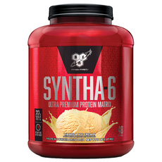Bsn 畢斯恩 SYNTHA-6 頂級綜合乳清蛋白粉 香草冰淇淋 5磅, 2.27kg, 1桶