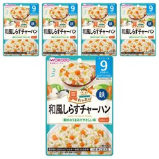 WAKODO 和光堂 和風魩仔魚炒飯, 9個月以上寶寶適用, 80g, 5包