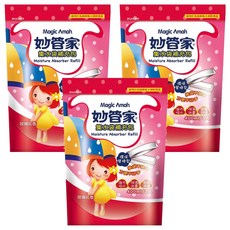 Magic Amah 妙管家 集水袋除濕盒 補充包 玫瑰花香, 400ml, 3袋