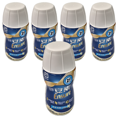 Abbott 亞培 Ensure 安素 隨身瓶HMB升級配方 香草減甜口味, 220ml, 5瓶