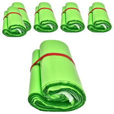 快遞袋 Set 100個 綠色, 20 x 30.5 + 4.5cm, 6包