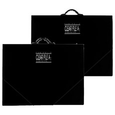 CLEAR FILE A2文件夾/20頁, 黑色, 2個