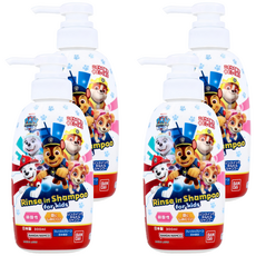 旺旺隊 寶寶洗髮精 300ml 卡通造型 溫和不刺激, 4瓶