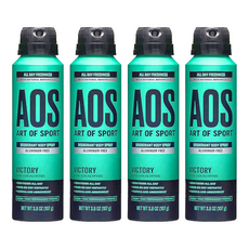 Art of Sport 長效持久運動體香爽身噴霧 勝利 4瓶, 107g