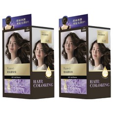 KeSHO 精油護髮染 40g, A03亞麻棕, 2組