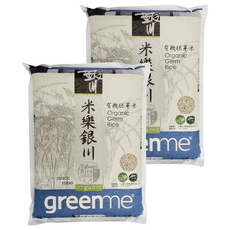 米樂銀川 有機胚芽米, 2kg, 2包