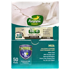 happi DOGGY 纖嚼 無穀健齒棒-牛奶 M號, 1盒