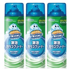 SC Johnson 莊臣 Scrubbing Bubbles 激泡玻璃清潔噴劑, 3瓶, 480ml