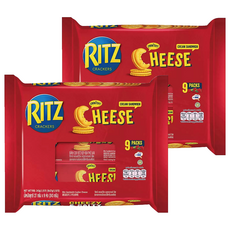 RITZ 麗滋 三明治餅乾 巧克力口味 隨手包 9包, 243g, 2袋