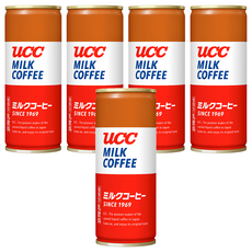 ucc MILK咖啡罐, 250ml, 1入, 5罐