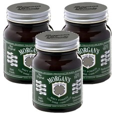 Morgans Pomade 摩根氏 綠標髮油, Matt Pomade, Low Shine/Firm Hold, 100g, 3件