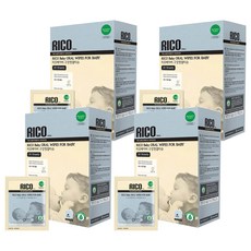 RICO Baby 嬰兒潔牙濕紙巾 OCS100認證 獨立包裝 無皮膚刺激, 150g, 4盒