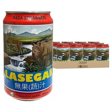 LASEGAR 草莓風味清涼水, 320ml, 24罐