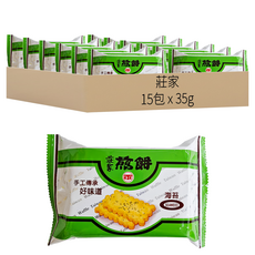 莊家 海苔煎餅, 35g, 15包