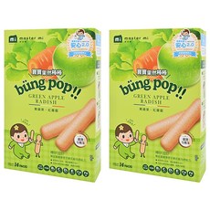 master mi 米大師 寶寶果然棒棒 5個月以上適用, 青蘋果 + 紅蘿蔔, 35g, 2盒