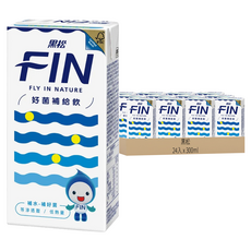 黑松 FIN 好菌補給飲料 300ml x 6入, 迅速補充水分和電解質, 等滲透壓配方, 低熱量, 24入