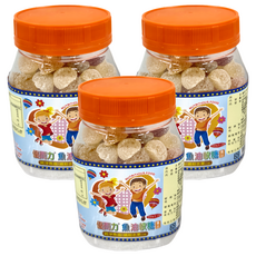 優而力 魚油軟糖, 富含魚油、乳酸鈣和維生素C, SGS檢驗合格, Q軟口感, 200g, 3罐