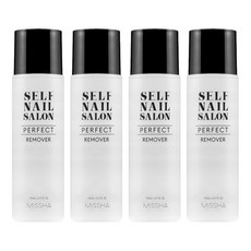 MISSHA 完美沙龍卸甲液 110ml 溫和卸甲 滋潤保濕 台灣公司貨, 4個