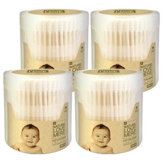 NATURE LOVE MERE 幼兒棉花棒 外用, 200入, 4盒