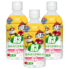 Glory Nutria 維維樂 ACE SCIENCE R3 幼兒活力平衡飲品 蘋果口味, 350ml, 3瓶