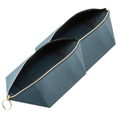 MIDORI 托盤式收納袋, 藍色, 2個