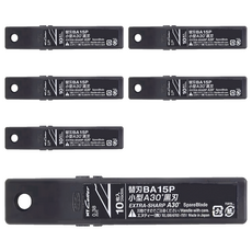 NT Cutter 超銳角30度美工刀片 BA15P 黑刃 10片, 6組