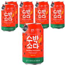 SFC BIO 西瓜風味蘇打, 6罐, 350ml