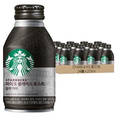 STARBUCKS 星巴克 派克市場黑咖啡, 275ml, 24罐