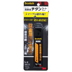 3M Scotch 鈦金屬美工刀片組 替換刀片 18度角刀鋒 超強切割力, L, 1組