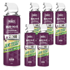 驅塵氏 冷氣清潔劑 清新草本, 420ml, 6瓶