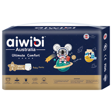 aiwibi 愛薇彼 夜用甄柔瞬吸 褲型尿布 12~17kg, XL, 40片