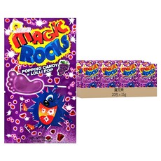 龐克樂 跳腳糖棒 跳跳糖 葡萄口味, 傳統零食, 15g, 20包