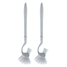 潔田屋抗菌彎頸廁刷，5cm刷頭，35cm長, 2支, KK1236