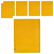KING JIM HIKTAS 40頁資料夾 A4 7281TW-YL 307 x 234 x 15mm, 黃色, 6個