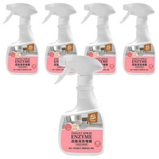 多益得 ALL Clean 潔廁清香噴霧 ENZYME 雪松玫瑰, 360ml, 5瓶