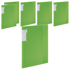 KOKUYO 國譽 NOViTA 收納資料夾 40頁, 綠色, 6本