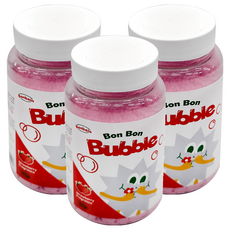 BONBAIN Bon Bon 泡泡潤膚沐浴粉，五顏六色香甜氣息，豐富Q彈，幫助皮膚維持柔嫩, 150g, 3瓶