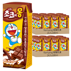 Namyang 南陽乳業 哆啦A夢巧克力牛奶, 180ml, 48入