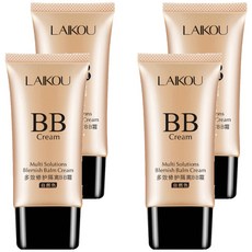 LAIKOU萊蔻 多效修護隔離BB霜 50g 潤色 保濕, 01自然色, 4條