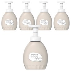 LION 獅王 趣淨 韓國原裝進口 敏弱肌植萃洗手慕斯, 450ml, 5瓶