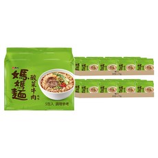 維力 媽媽麵 酸菜牛肉風味 75g, 60包