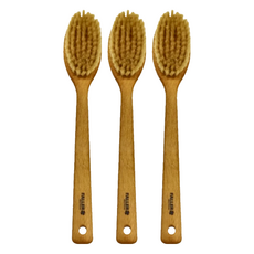 FALLER德國芙樂森 詠木香 白豚鬃微SPA筋膜放鬆沐浴刷, 3支