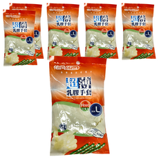 Efine 依凡 HO20 乳膠手套 12支入 左右手適用, 超薄, L, 6包