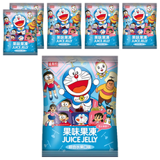 盛香珍 哆啦A夢果凍 綜合, 420g, 6袋