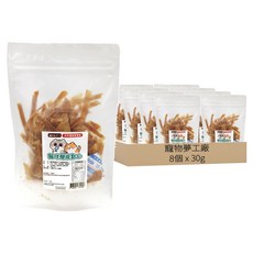 寵物夢工廠 貓咪機能點心, 牛肉蔓越莓香絲, 30g, 8個