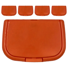 西松屋 Smart Angel 彈蓋式溼巾便利蓋, 輕輕按壓即可打開蓋子, 單手可開, 簡單便利, 5個