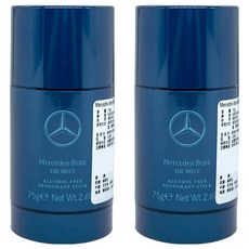 Mercedes-Benz 賓士 恆星男性淡香水體香膏, 2個, 75g